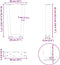 vidaXL - Eettafelpoten - 2 - st - V-vormig - 38x(42-43,3) - cm - staal - antraciet