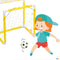 Aiming game Colorbaby Doelwit Voetbaldoel 48,5 x 113 x 35,5 cm (2 Stuks)