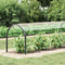 vidaXL - Doorzichtig - zeildoek - met - zeilringen - 1x12 - m - PVC