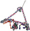 Flamingo kooihanger Traingle met bel - multicollor