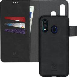 iMoshion Hoesje Geschikt voor Samsung Galaxy A40 Hoesje Met Pasjeshouder - iMoshion Uitneembare 2-in-1 Luxe Bookcase - Zwart