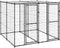 vidaXL - Hondenkennel - met - dak - 4,84 - m²