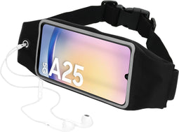 Mobiparts Galaxy A25 - Sport Belt - Touchscreen Waterbestendig - Zwart