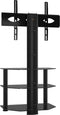 vidaXL - Tv-standaard - hoek - 3-laags - voor - 32-70 - inch - zwart