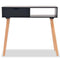 vidaXL - Wandtafel - 80x30x72 - cm - massief - grenenhout - zwart