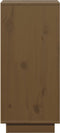 vidaXL - Dressoir - 31,5x34x75 - cm - massief - grenenhout - honingbruin
