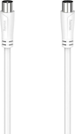 Hama Antennekabel, coax-stekker - coax-koppeling, 0,75 m, 90 dB