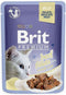 Brit Family Plate - Natvoer - Volwassen Kat - Filets in Gelei - 12X85GR - Multipack - 1ST