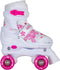 Roces - Quaddy 3.0 - Rolschaatsen - Kinderen - Wit - Roze - 26-29