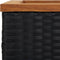 vidaXL - Plantenbak - 80x40x40 - cm - poly - rattan - zwart