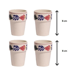 Boerenbont Boerenbont Kindermelkbeker hoogte 8 cm set van 4