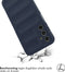 imoshion Hoesje - Geschikt voor Samsung Galaxy A15 (5G) / A15 (4G) - EasyGrip Backcover - Donkerblauw