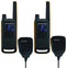 Motorola TLKR-T82 Extreme - Twin Pack - met Remote Speakers - Zwart