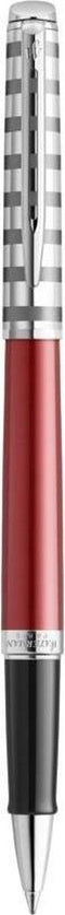 Waterman roller Hémisphère Deluxe Red met palladium detail