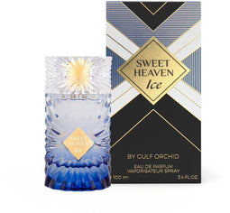 Gulf Orchid Sweet Heaven Ice - Eau de Parfum 100 ml - Luxe damesparfum bloemige & oosterse geur - Met Kajal Sticker