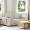 vidaXL - Crème - Loveseat - Sofa - - - 120 - cm - Kunstleer
