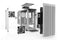 be quiet! Pure Base 500DX - Tower - Hoge luchtstroom en stille werking - Wit