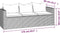 vidaXL - Loungeset - poly - rattan - bruin