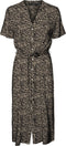 Vero Moda VMVICA - Jurk - Lange jurk met knopen en knoopriem - Maat M