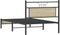 vidaXL - Bedframe - zonder - matras - hout - sonoma - eikenkleurig - 100x200 - cm