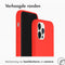 Accezz iPhone 12 Pro / 12 - Back Cover - Schokabsorberend - Rood