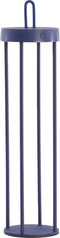 Light&living - Oplaadbare Tafellamp - Voor binnen en buiten - LED-Ø13x50 cm - ISALO kobalt blauw