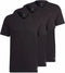 adidas Crew Neck T-shirt - Normale pasvorm - Katoen - Zwart