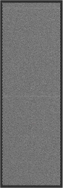 vidaXL - Deurmat - 60x180 - cm - antracietkleurig