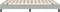 vidaXL - Bedframe - zonder - matras - 140x210 - cm - fluweel - lichtgrijs
