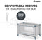 Hauck Dream N Play Plus - Campingbedje - Grote doorgang - Dusty Blue