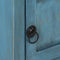 vidaXL - Nachtkastje - 40x30x50 - cm - massief - mangohout - blauw