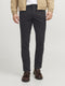 JACK&JONES JPSTMARCO JJBOWIE SA - Chinobroek - Slim fit met stretch - Zwart - Maat W33 X L30