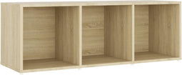 vidaXL - Tv-meubel - 107x35x37 - cm - bewerkt - hout - sonoma - eikenkleurig