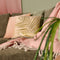Dutch Decor LUNO - Sierkussen 45x45 cm Semolina - beige - Inclusief binnenkussen