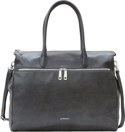 Gigi Fratelli Dames Leren Laptoptas 17 inch Romance Business ROM8007 Smoke