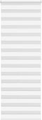 vidaXL - Zebra - rolgordijn - 75x200 - cm - stofbreedte - 70,9 - cm - polyester - wit