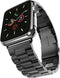 iMoshion Stalen watch bandje geschikt geschikt voor Apple Watch Series 1 / 2 / 3 / 4 / 5 / 6 / 7 / 8 / 9 / SE / Ultra (2) - 42 / 44 / 45 / 49 mm - Zwart