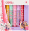 Create It! Haarkrijt - Set van 5 wasbare haarkrijtpennen - Multi kleuren (5 stuks)