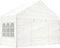 vidaXL - Prieel - met - dak - 15,61x4,08x3,22 - m - polyetheen - wit