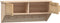 vidaXL - Wandkast - met - haken - 80x24x35,5 - cm - bewerkt - hout