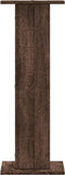 vidaXL - Plantenstandaards - 2 - st - 30x30x80 - cm - bewerkt - hout - bruin - eiken
