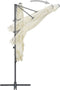 vidaXL - Parasol - met - draagbare - voet - groen
