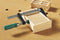 Wolfcraft 3606000 - Schroefklem MINI - Klemkracht 120 kg - Spandiepte 50 mm