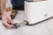 BLACK+DECKER BXTO1001E - Broodrooster - 1000 Watt 7 bruiningsniveaus extra brede opening - Wit