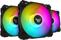 ASUS TUF Gaming TF120 - Triple Fan Kit 120mm ARGB met Controller - Zwart (3 stuks)