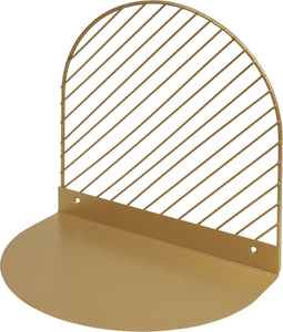 Duraline Plank Rond Lijnen GebrBrons Staal 25,5x25x17cm