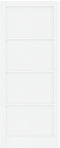 vidaXL - Interieurdeur - 'ORKDAL'Wit - 93x232x4 - cm - Massief - Vurenhout