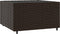 vidaXL Salontafel tuin vierkant 50x50x30 cm poly rattan bruin
