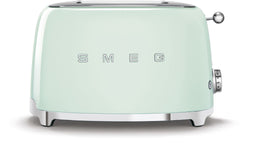 Smeg TSF01PGEU - Broodrooster - 950W 6 bruining-niveaus - Watergroen