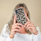 iMoshion Hoesje Geschikt voor Samsung Galaxy A51 Hoesje Siliconen - iMoshion Design hoesje - Goud / Zwart / Golden Leopard